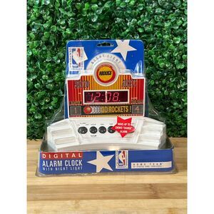 Vintage Houston Rockets Digital Stadium Led Alarm Clock Nightlight NBA Sealed